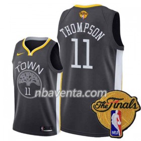 Camiseta Hombre Golden State Warriors Klay Thompson 11 Black Town 2018 NBA Finals Nike Swingman